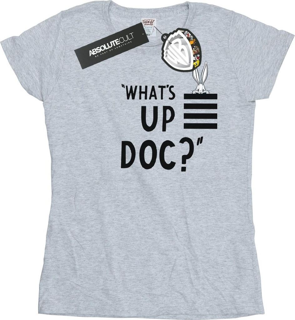 Looney Tunes - "What's Up Doc" T-Shirt für Damen BI26548 (L) (Grau)