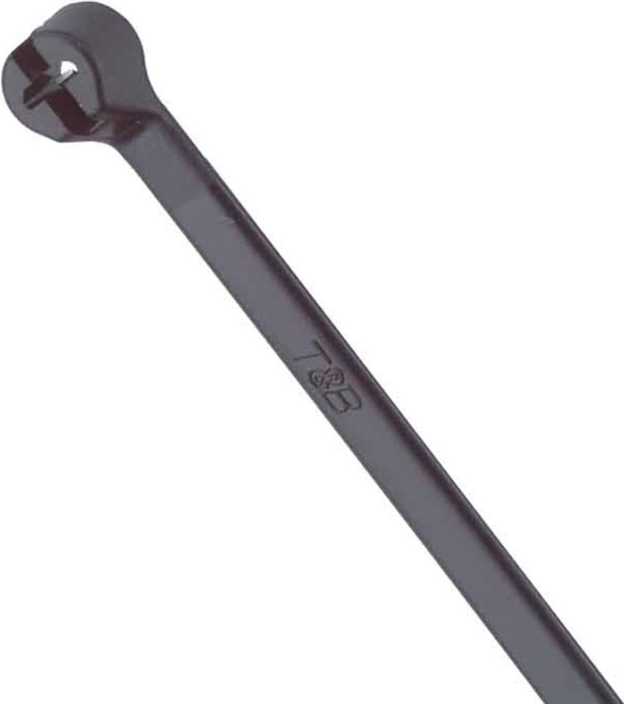 TY253MX, Nylon, Polyamid, Schwarz, 7,8 cm, 222 N, -60 - 105 °C, UL/EN/CSA62275