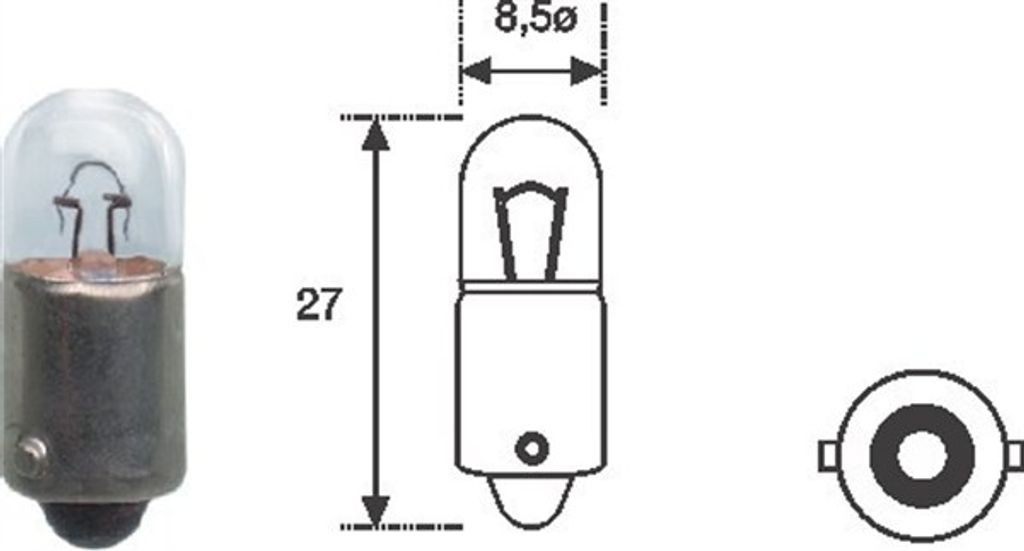 MAGNETI MARELLI Blinkerbirne 002893100000 für VW GOLF II Produktbild 