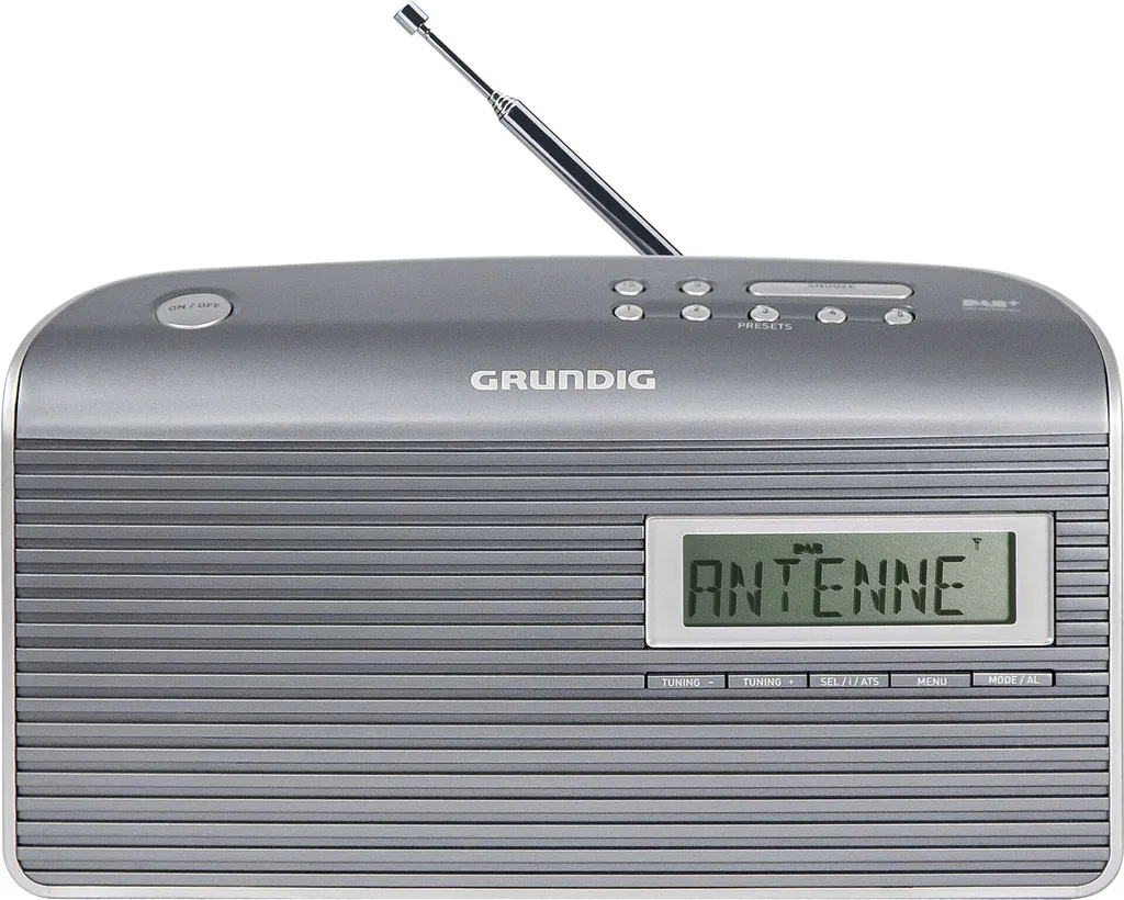 Poste de Radio Portable Grundig Music 7000X DAB Plus Argent pour une Écoute Pure