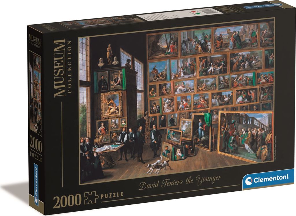 Clementoni Puzzle 2000 Teile Museum Hunde Terrier