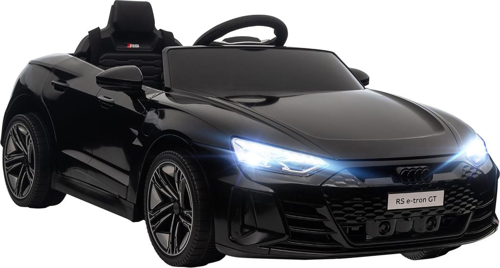 HOMCOM Kinder Elektroauto, Kinderfahrzeug mit Ferbedienung, Kinderauto, Schwarz
