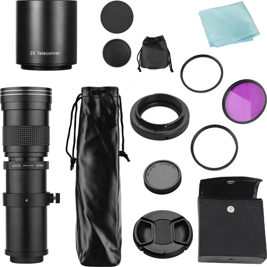 Objectif 420-800mm MF télé-zoom compact pour réussir vos photos de loin