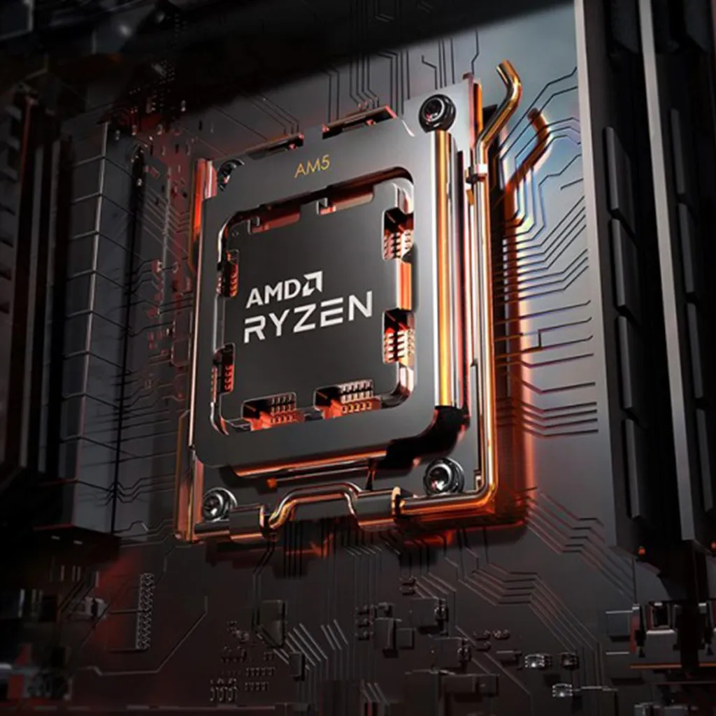 Processeur CPU idéal Gaming et Création 8 cœurs 4,5 GHz Socket AM5 fluide - 5