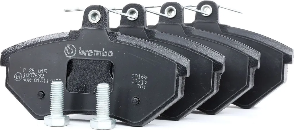 Plaquettes de frein Brembo P 85 015 pour Golf III et Ibiza 6K OE 357698151A