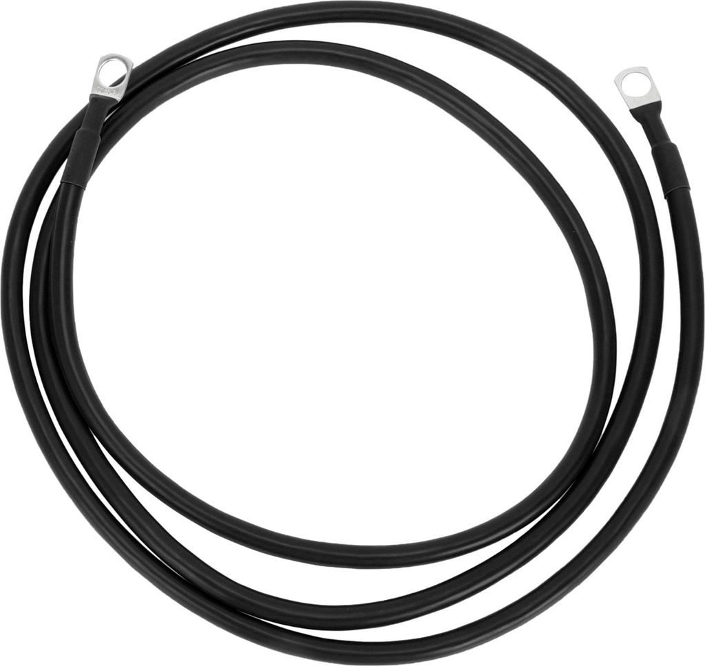 Universal 5/16" Lug 7 AWG Gauge 5FT Batterie Inverter Kabel Batterie Kabel Verzinntes Kupfer 1 Stück Schwarz