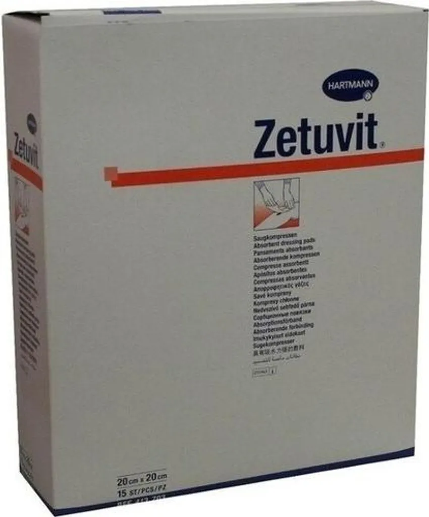 Zetuvit st Hartmann 20x20cm 15pz | Medicazione Professionale Steril
