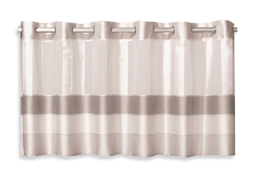 Design Scheibengardine Ösenpanneaux Kleinfenstergardine Produktbild 
