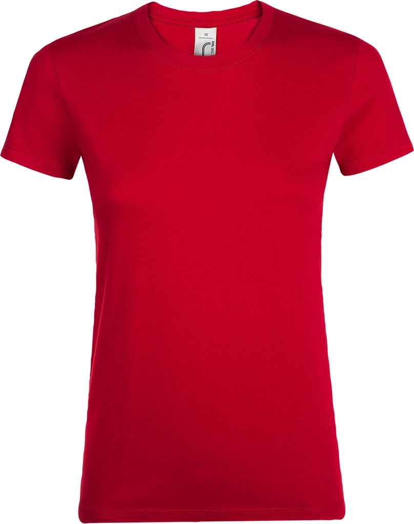 SOLS Damen Kurzarm-T-Shirt Regent PC2792 (XL) (Rot)
