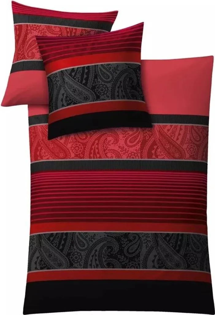 Parure de lit rubis en coton Cambridge 135x200 cm Kleine Wolke 6162453952