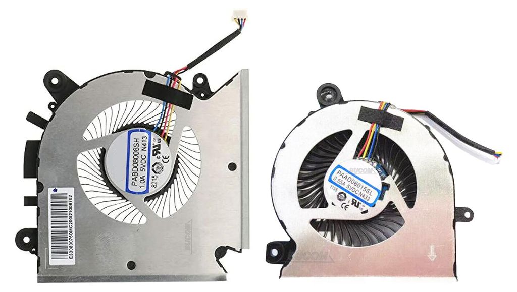 CPU & GPU Lüfter FAN für MSI GF63 Thin 9SCXR GF65 MS-16R1/16R2/16R3/16R5/16W1 WF65 N413 N433 MSI GF63 CPU & GPU Auswahl - MSI GF63 CPU & GPU SET
