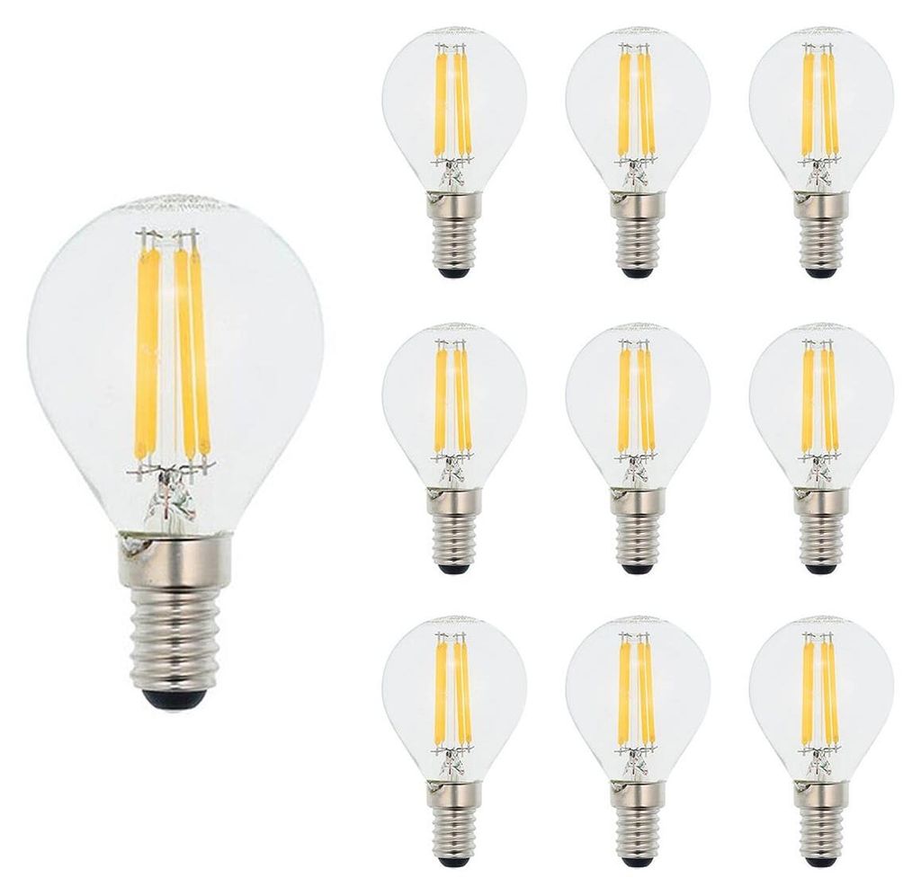 VITO E14 LED Filamentlampe G45 4W 520lm 2700K 240V 45mm 10 Produktbild 