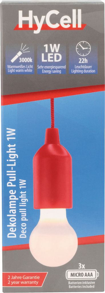 Ansmann Pull-Light 1W, 1 W, E27, Warmweiß Produktbild 
