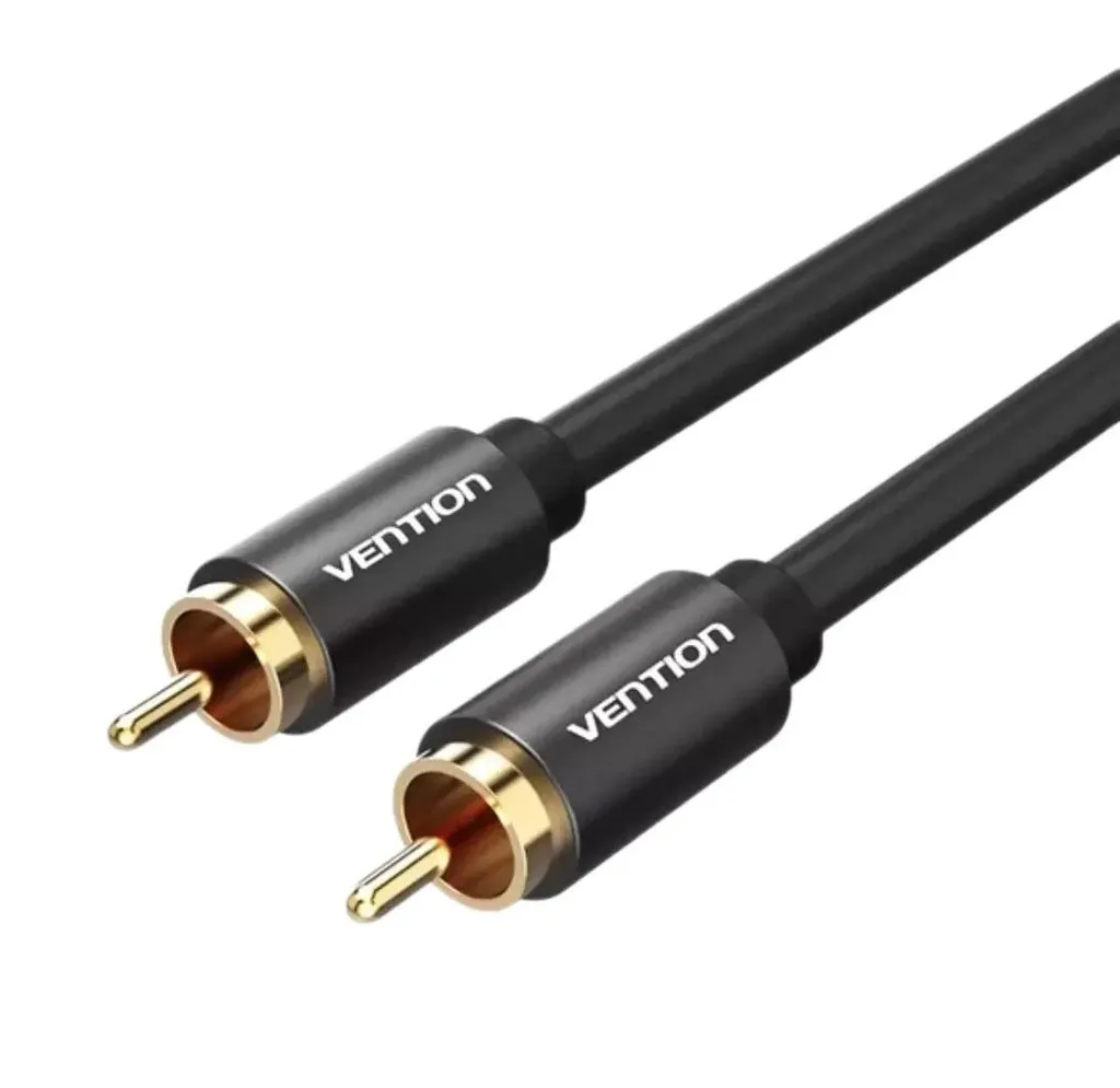 Cavo RCA Vention VAB-R09-B100: Qualità Stereo Hi-Fi per Amplificatori 1m