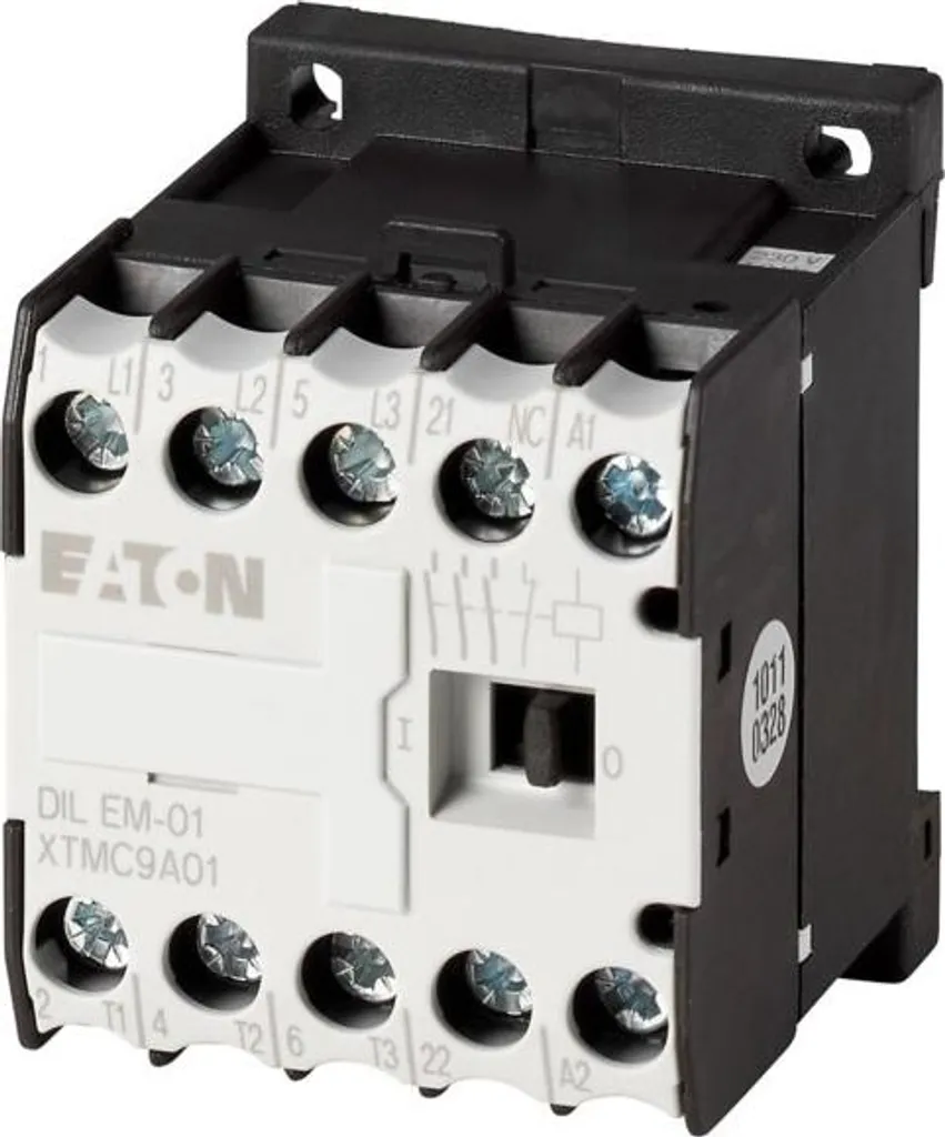 Contacteur moteur 4kW DILEM-01-G Eaton : solution fiable 9A 220V DC