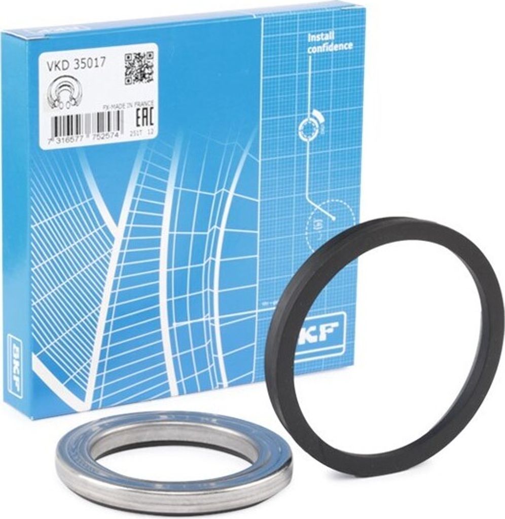 SKF VKD 35017 Zylinderlager, Federbeinlager OE 1302443080 kompatibel mit Ducato, Jumper, Boxer