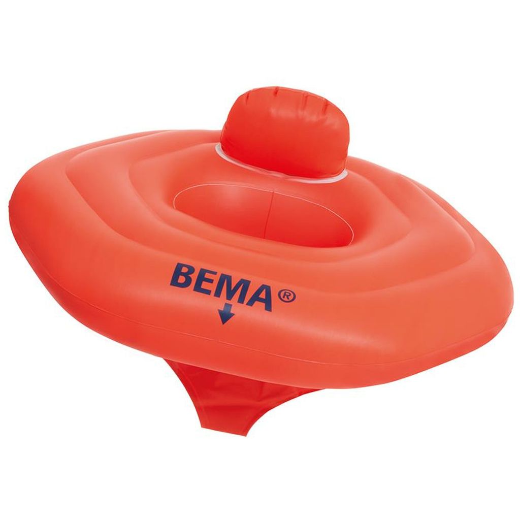 BEMA Baby-Schwimmsitz, orange, 72 x 70 cm, mit vier Produktbild 
