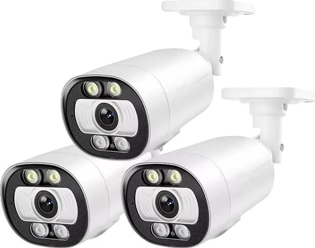 Caméra IP 5MP avec détection IA humaine et système audio bidirectionnel
