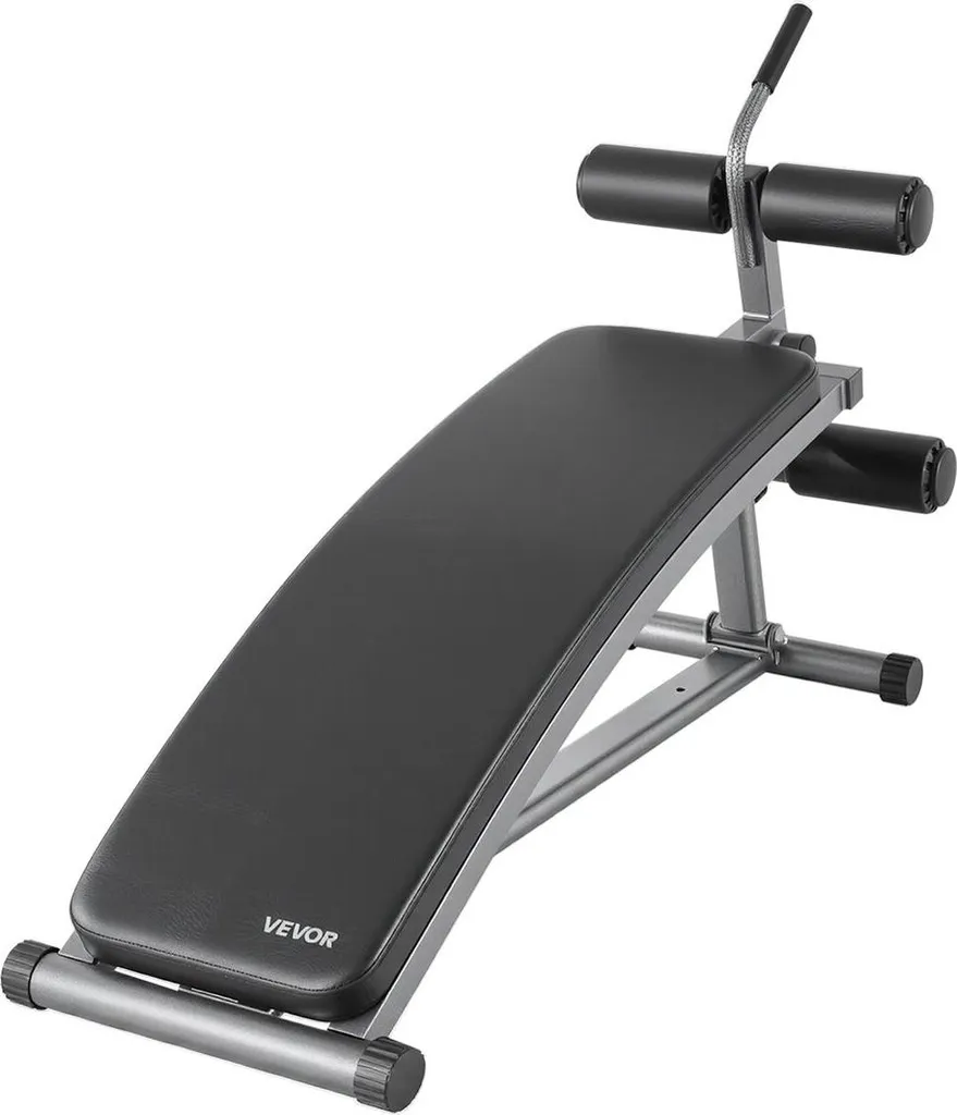 Banc de fitness pour crunch et musculation à domicile - 6 hauteurs Pro