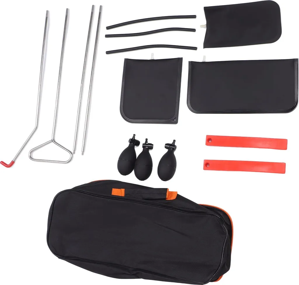 Kit outils de débosselage avec tige rétractable et pompe à bille d'air