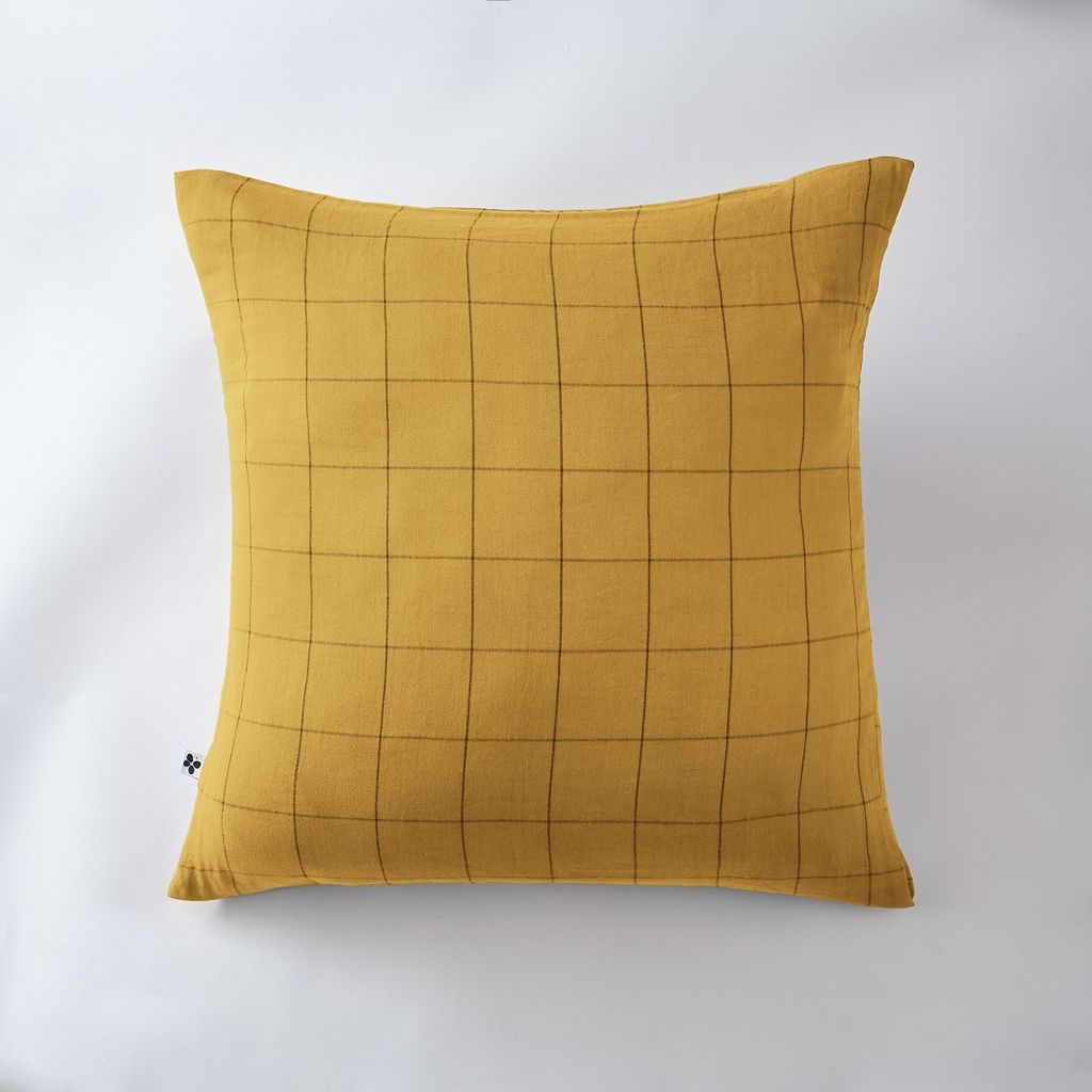 Kissenbezug 60 x 60 cm GAÏA MATCH Safran
