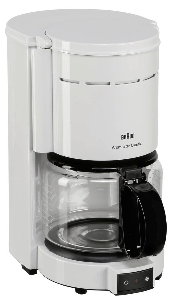 Braun KF 47 plus, Kávovar, Mletá káva, 1000 W, Biela Obrázok produktu 