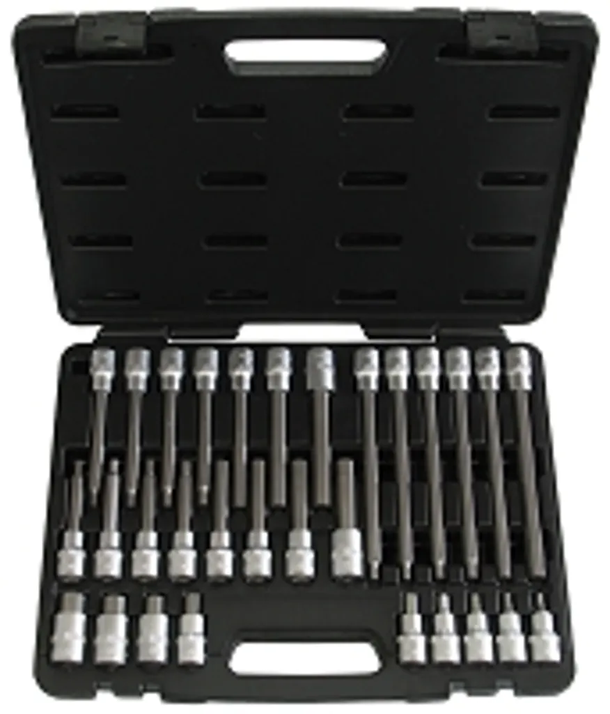 Coffret de douilles tournevis 1/2 idéal pour mécanique auto 30 pcs