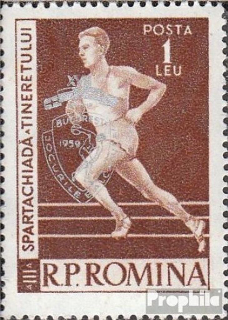 Briefmarken Rumänien 1959 Mi 1793 (kompl.Ausg.) postfrisch Balkanspiele