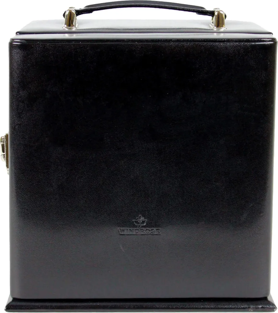 Portagioie WINDROSE Merino Black | Esclusiva Scatola Gioielli Luxury