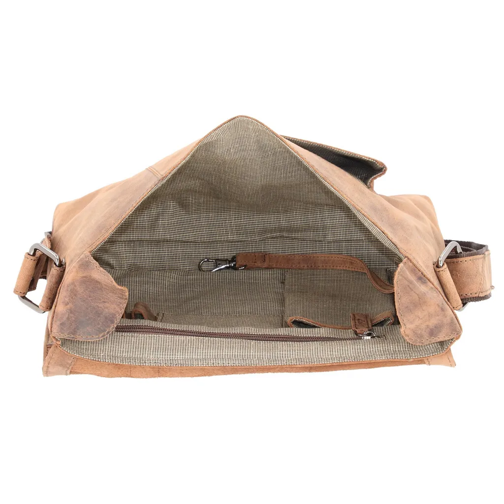 Sac à main bandoulière cuir marron MRS. NOEL idéal pour vos sorties 47144 - 8