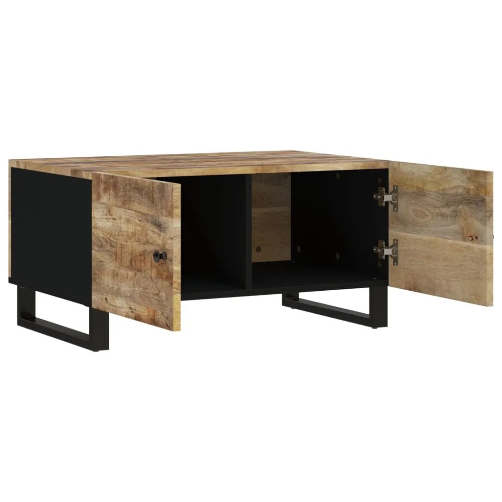 Table basse de salon bois massif 80x50 cm idéale pour petits espaces