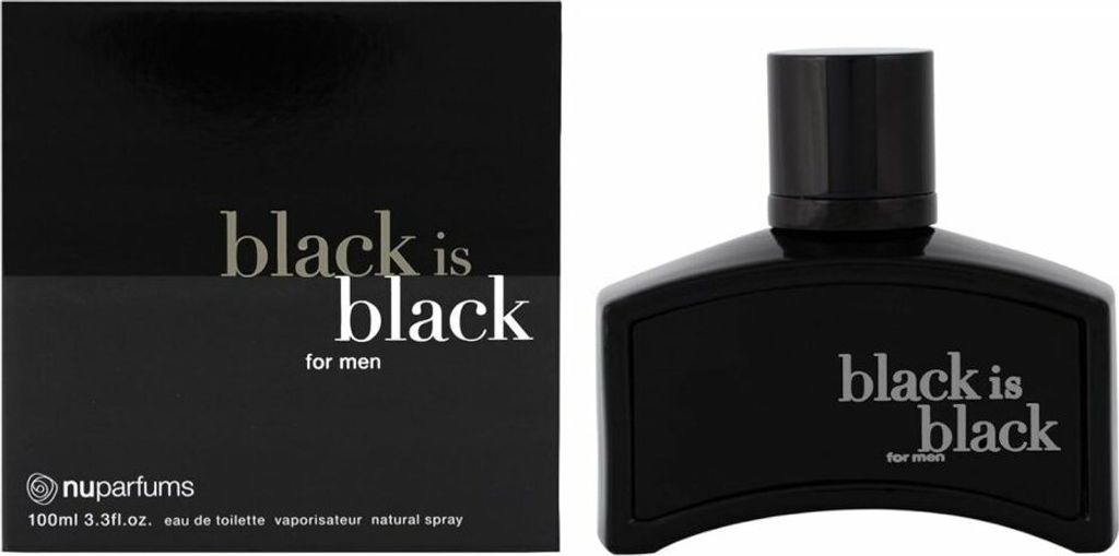Nu Parfums Black Is Black EdT 100ml für Männer