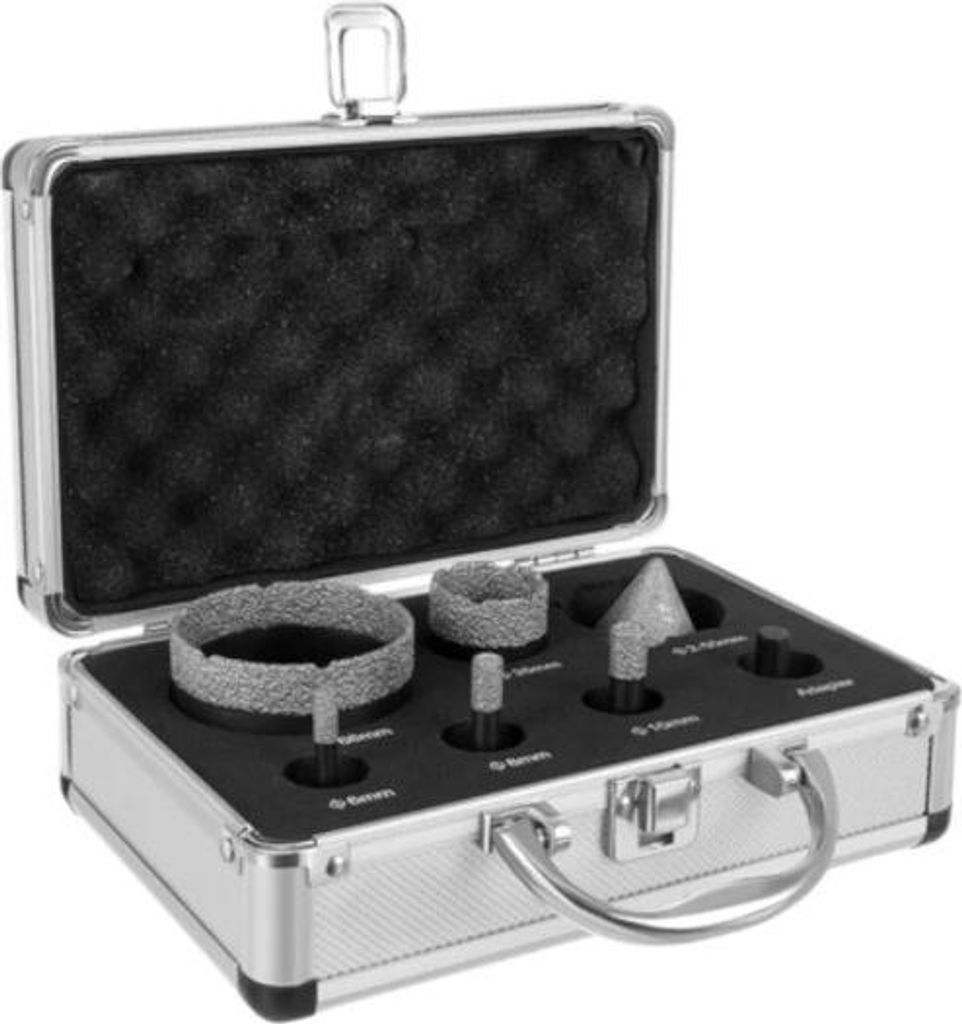 Bigstren 27080 Alesatori diamantati M14 6-68 mm, set di 7 Immagine del prodotto 