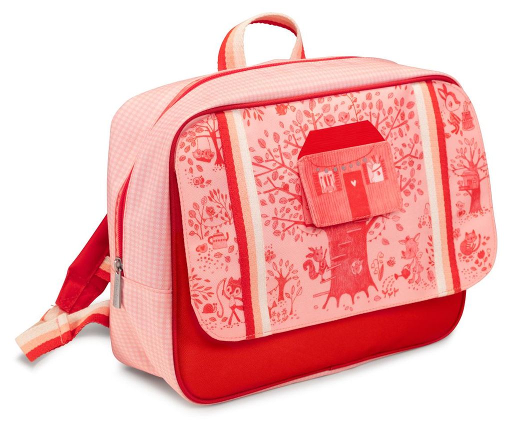 Lilliputiens Schulranzen Rucksack Happy Lena recyceltes Polyester Kinder
