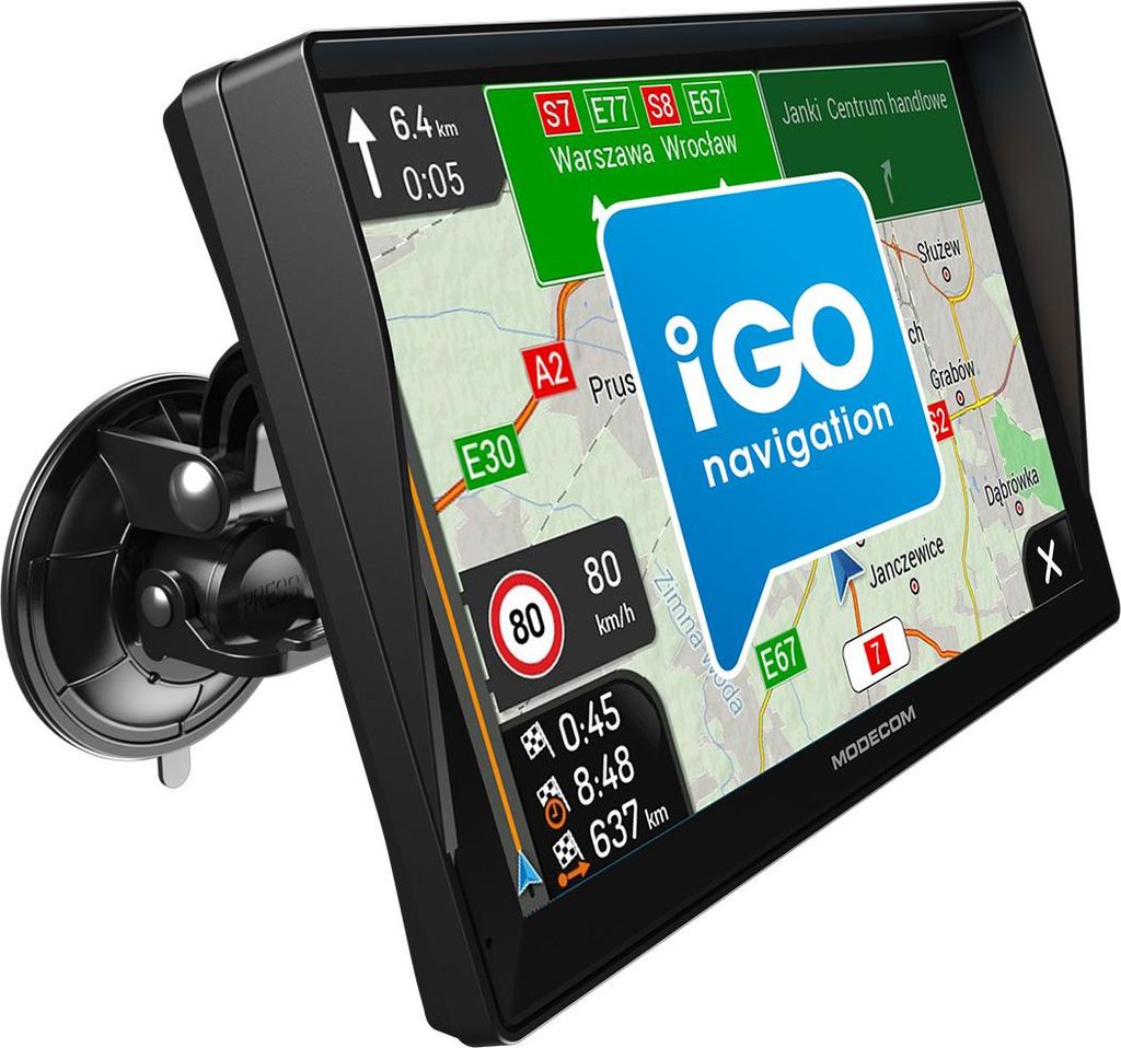 MODECOM FreeWAY CX 9.3 PLUS NAVIGATION FÜR PKW UND LKW iGO Navigation Truck (Europa, jährliches Update)