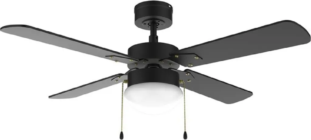 Ventilatore 42" con Luce e Modalità Inverno 50W - Design 4 Pale Moderno