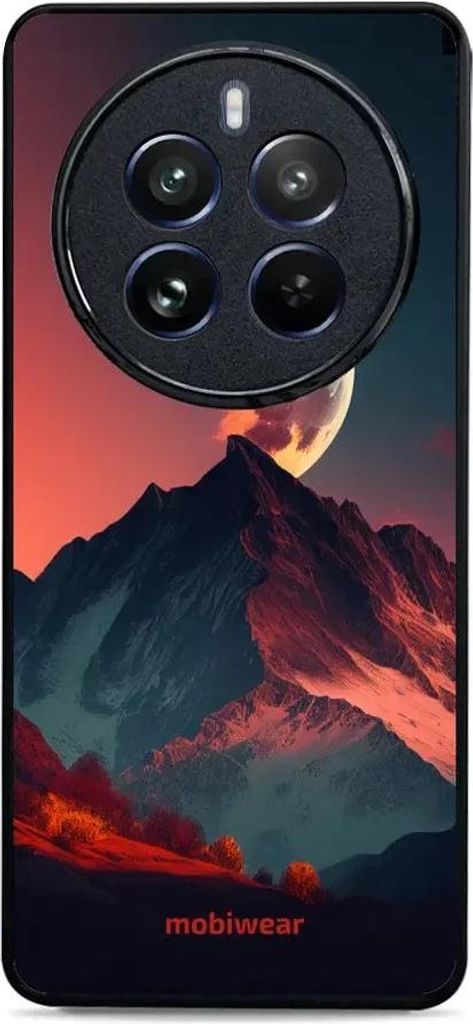 Handyhülle für Realme 12 Pro, Mobiwear Glossy Case, Gebirgsdämmerung