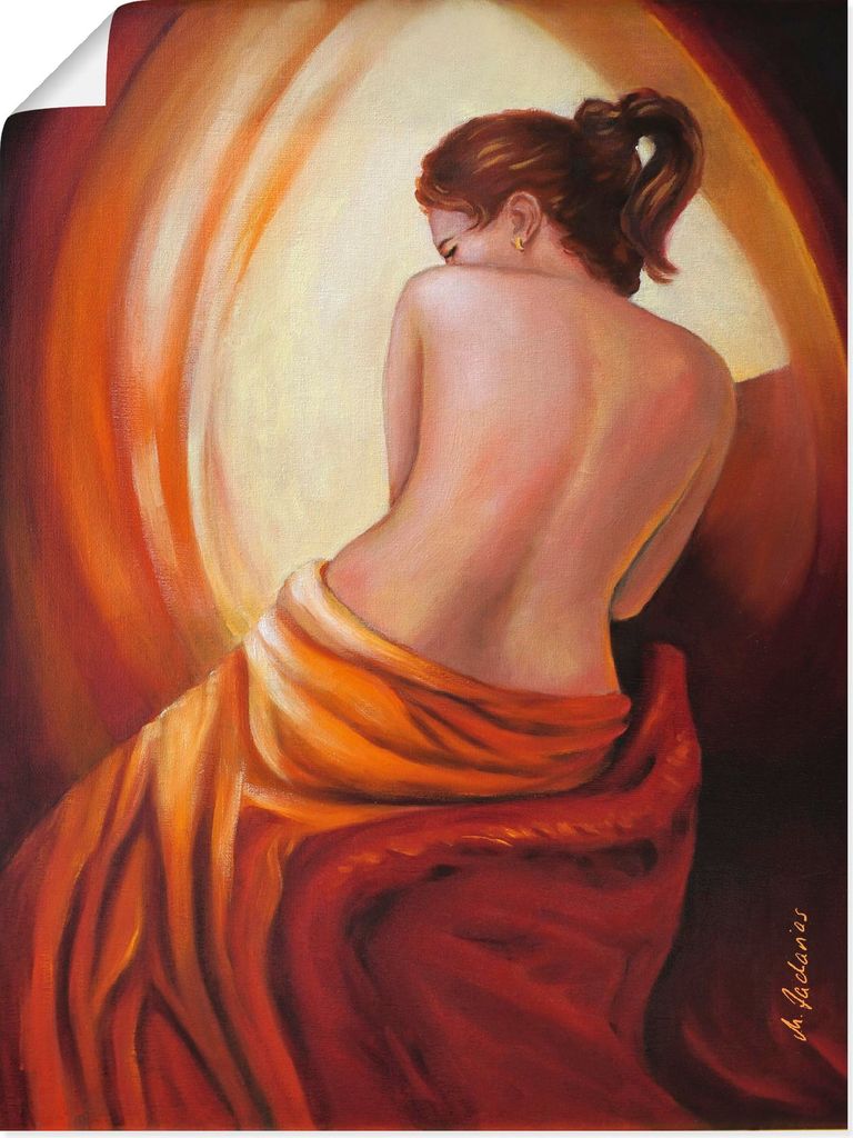ARTland Poster Weiblichkeit im Licht Größe: 90x120 cm Produktbild 