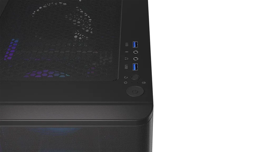 Boîtier Endorfy Ventum 200 Solid avec Façade Perforée et Acier Noir - 9