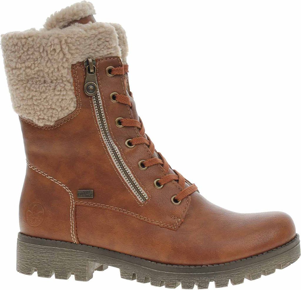Rieker Damen Winterstiefeletten/ Schnürstiefeletten Braun Produktbild 