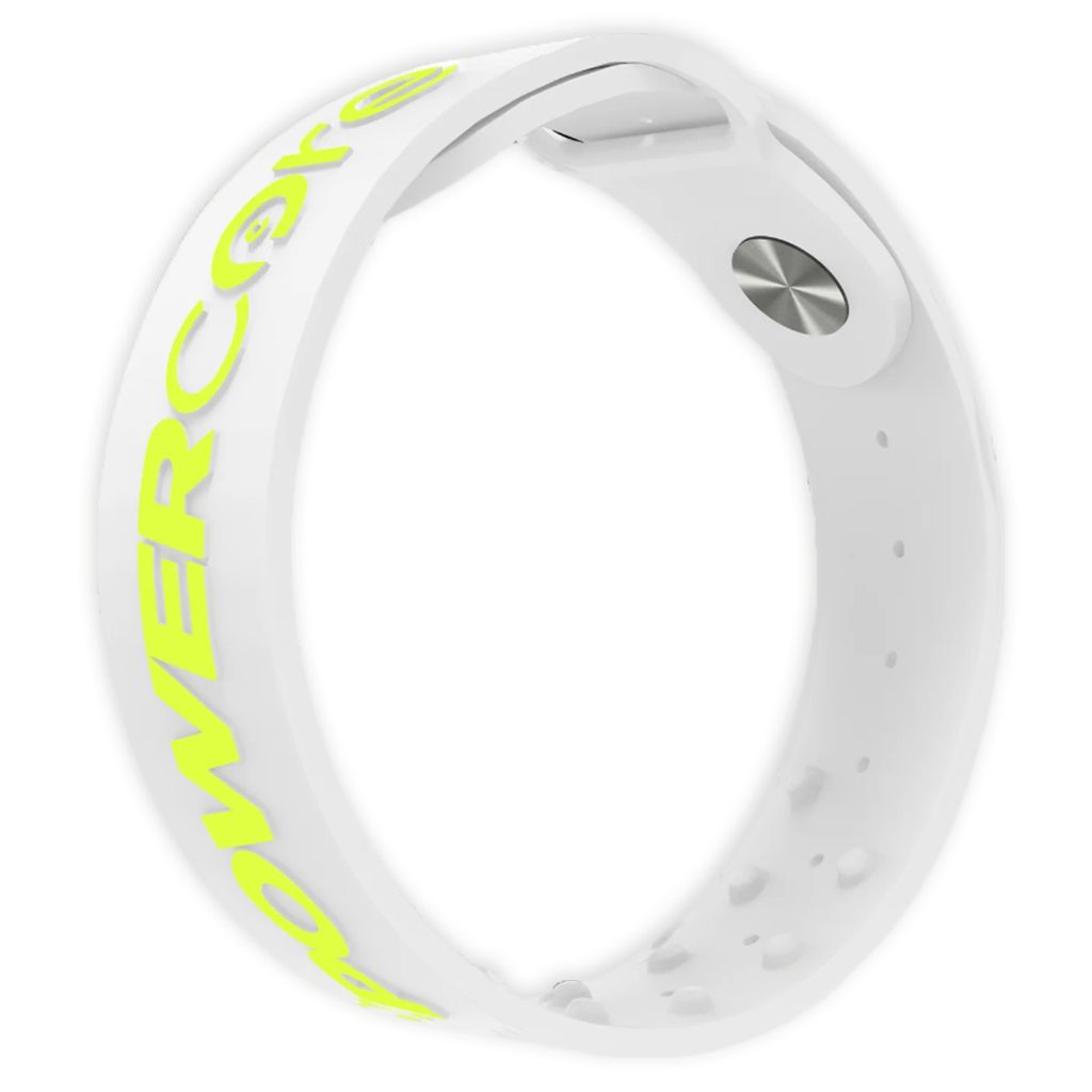 Powercore Sports Performance Band – Weiß/Neon – M/L
