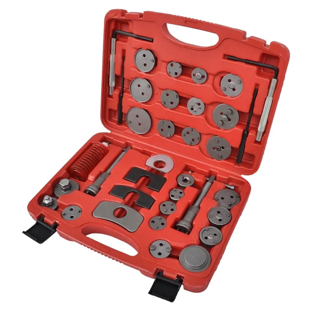 Rétracteur de Piston de Frein vidaXL 35 pcs en Acier Carbone Renforcé - 4