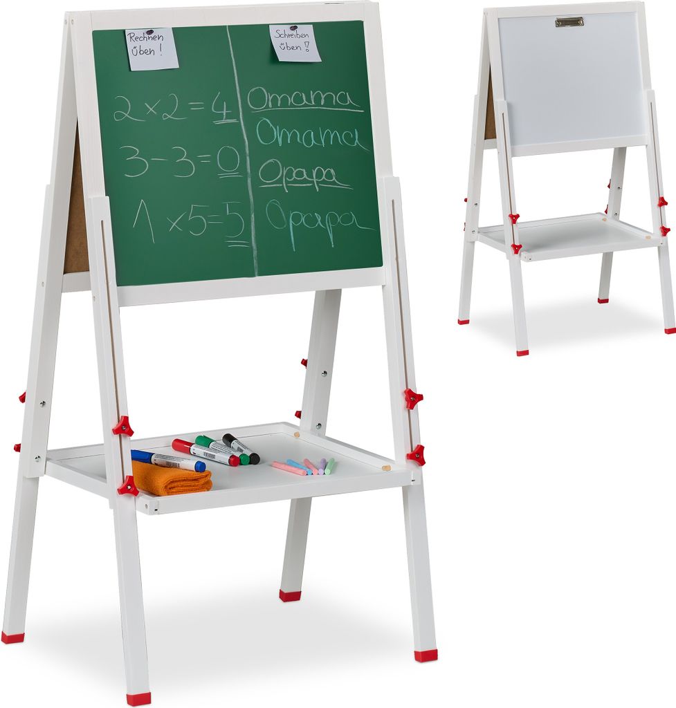 Relaxdays Kinderstandtafel, magnetische Spieltafel, Produktbild 