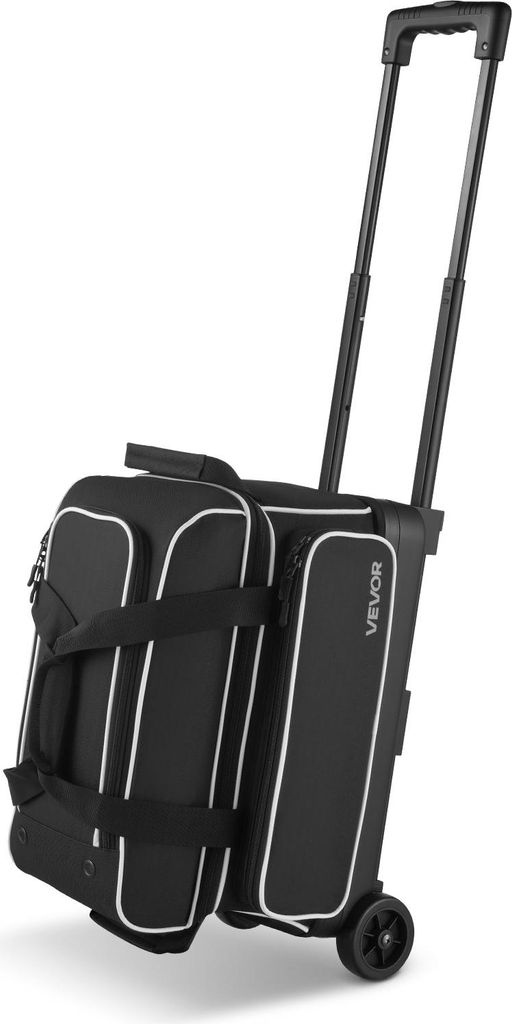 VEVOR Bowlingballtasche für 2 Bälle mit Doppelrollen & Produktbild 