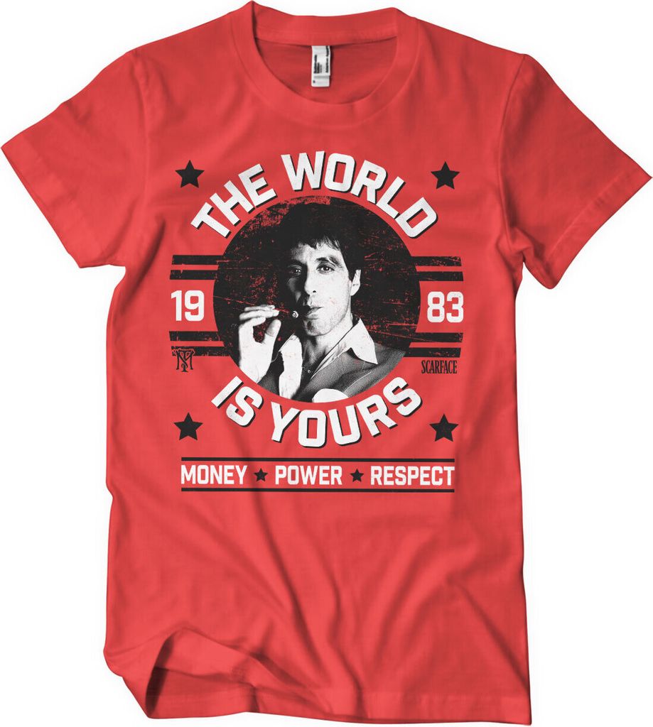 The World Is Yours T-Shirt - XX-Large - Red
