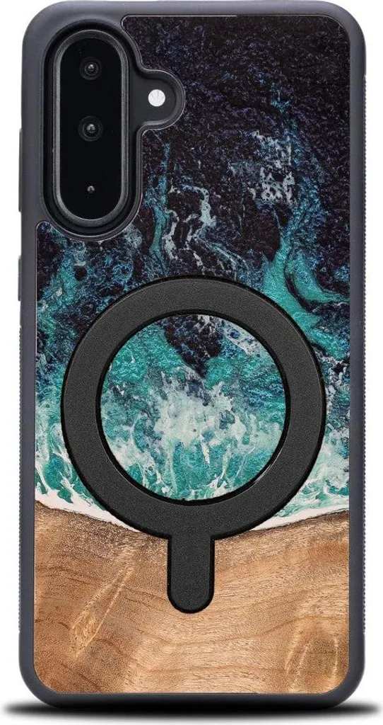 Bewood Unique Dream Island : Protection Galaxy A26 5G bois et MagSafe