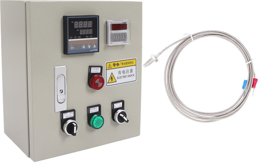 PID-Temperaturregler 7,5 kW Intelligenter Thermostat Hochpräziser Temperaturregler mit Thermoelement AC220V