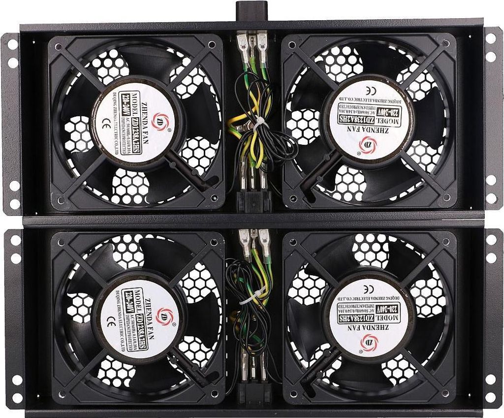 Extralink ventilator voor serverkast, met 2 meter Productafbeelding 