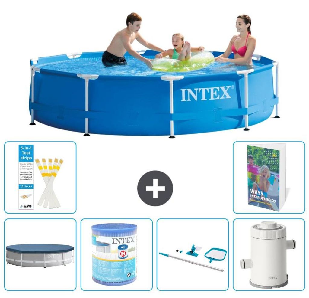 Frame Pool Rund - 305x76 cm - 7-teilig S130