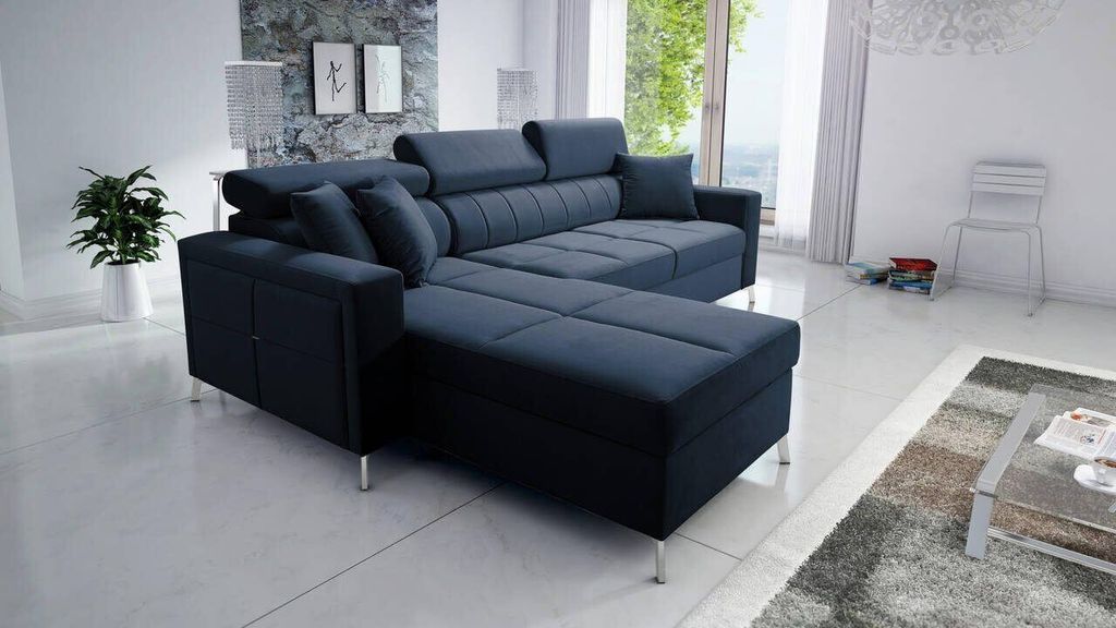 SID I Mini mit Schlaffunktion und Bettkasten, für das Moderne Wohnzimmer, Gästezimmer